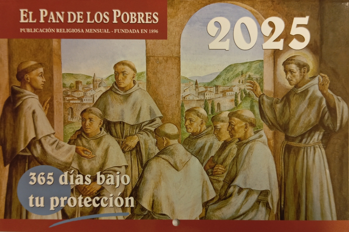 Calendario de San Antonio de Padua 2025 El pan de los pobres